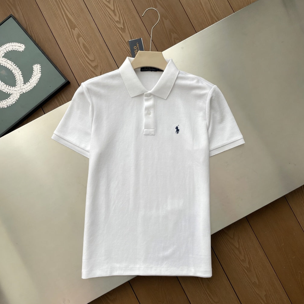Polo Shirt with Embroidered Logo