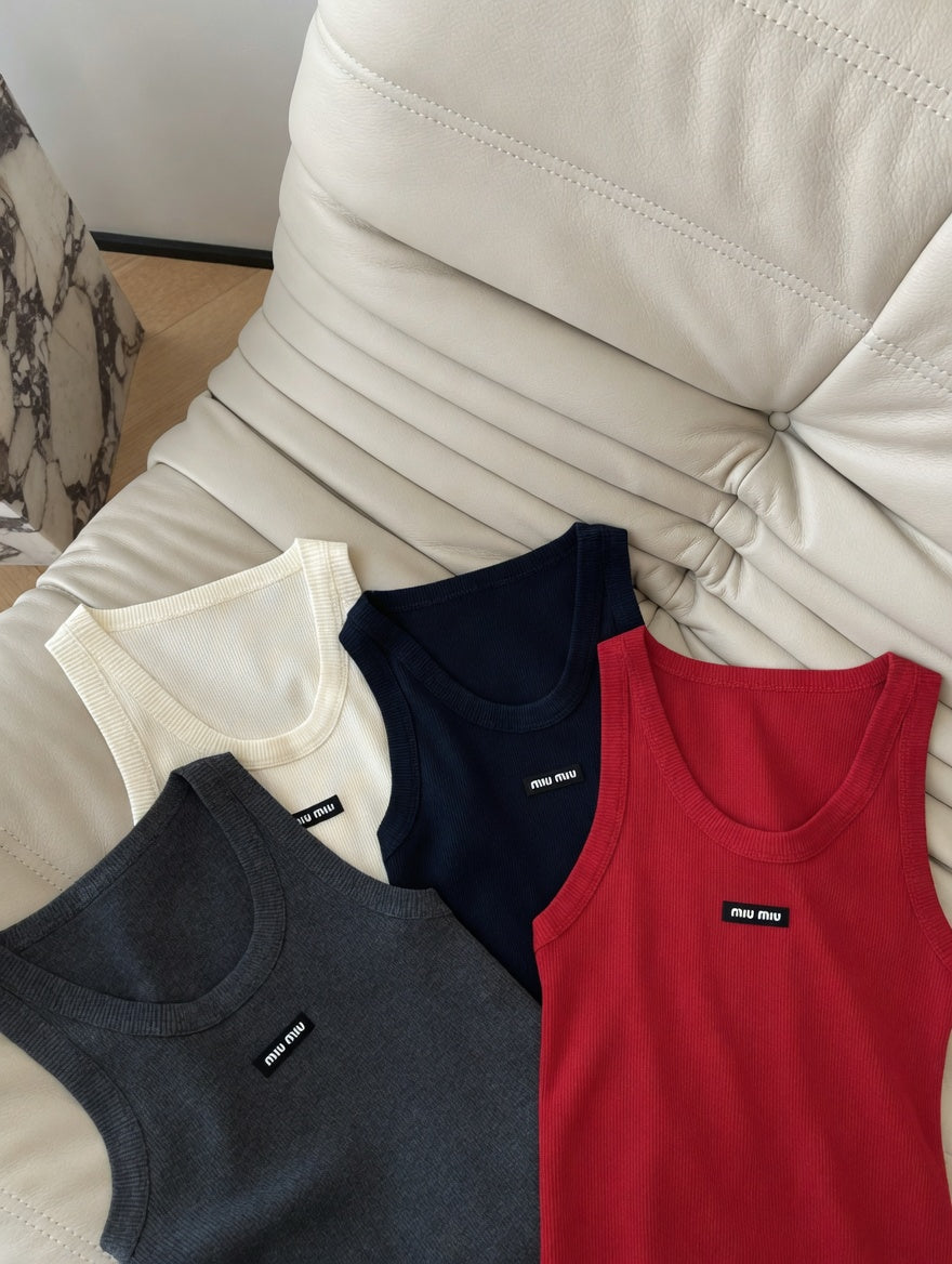 Minimalist Ribbed Tank Top