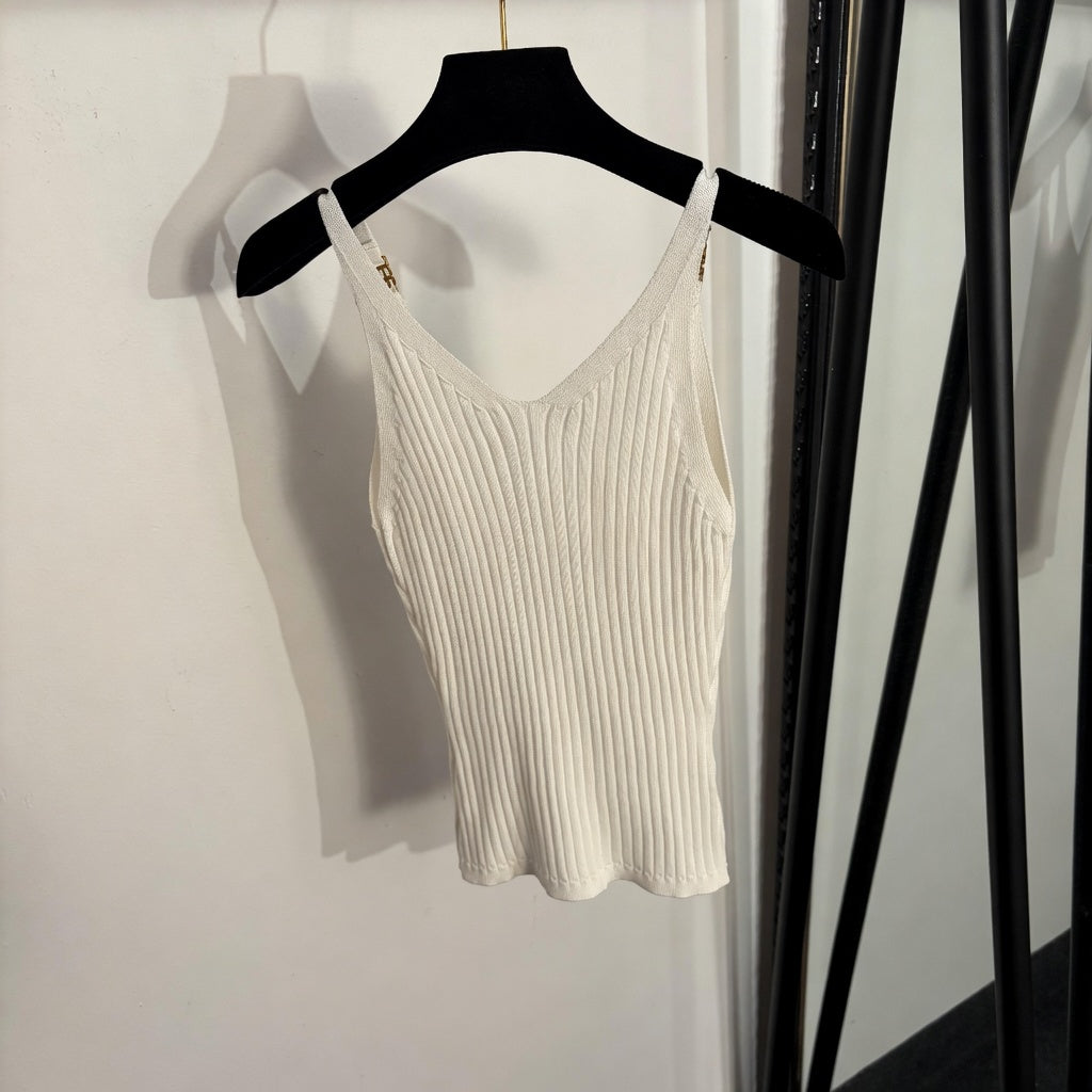 Ribbed Knit Camisole Top
