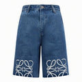 Baggy Denim Bermuda Shorts