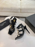 Square Toe Strappy High Heel Sandals