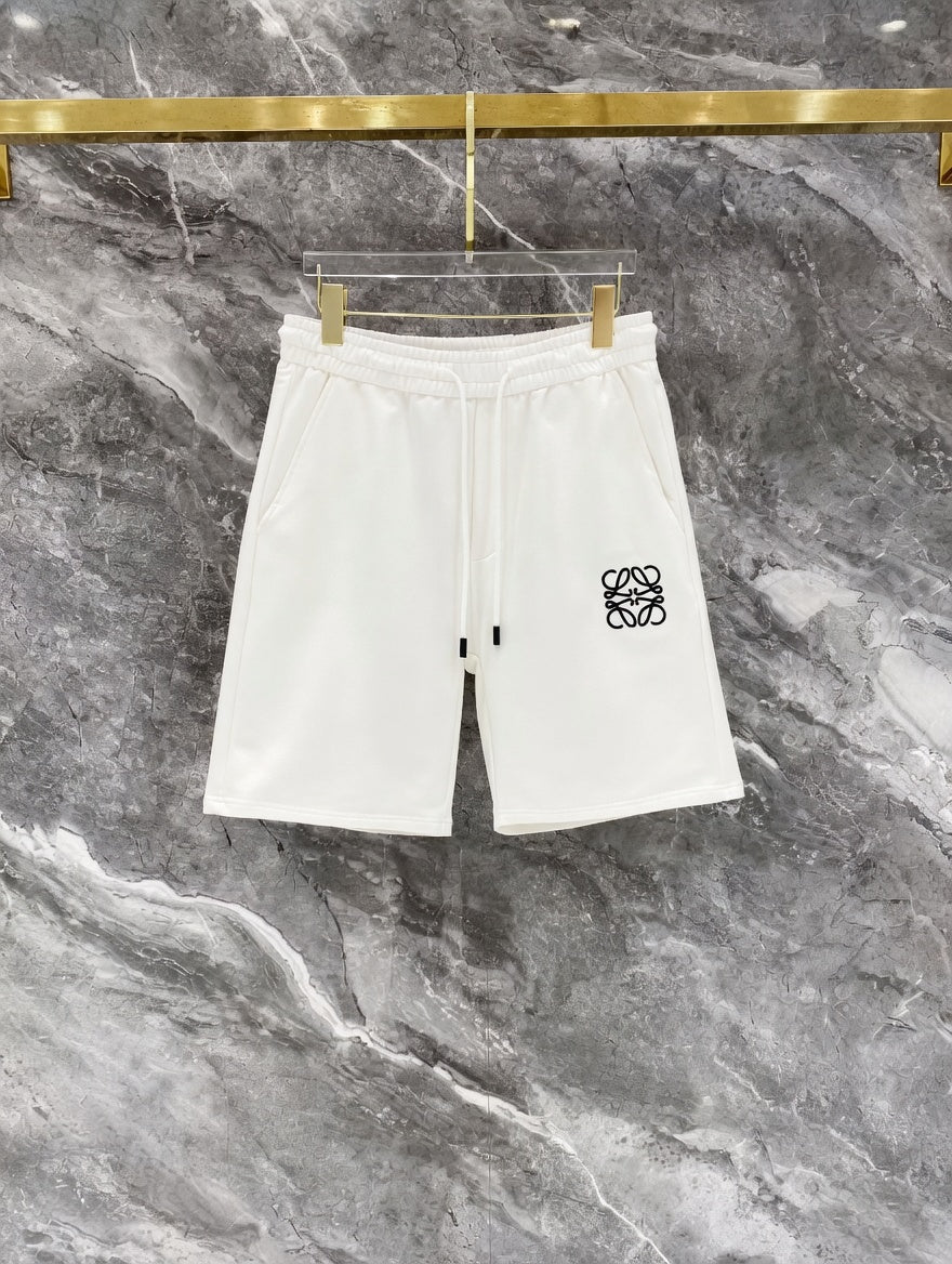 Logo Embroidered Casual Shorts