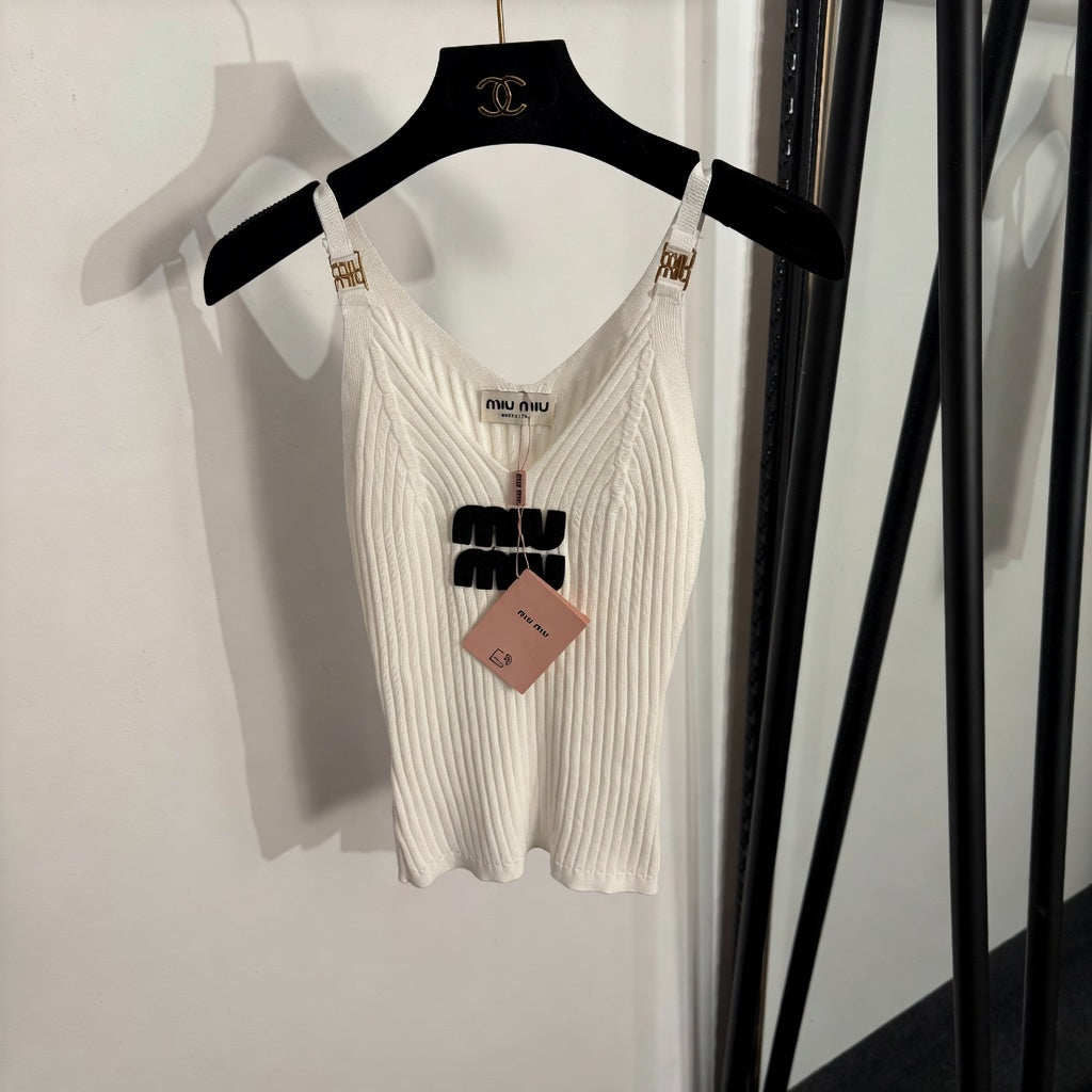 Ribbed Knit Camisole Top