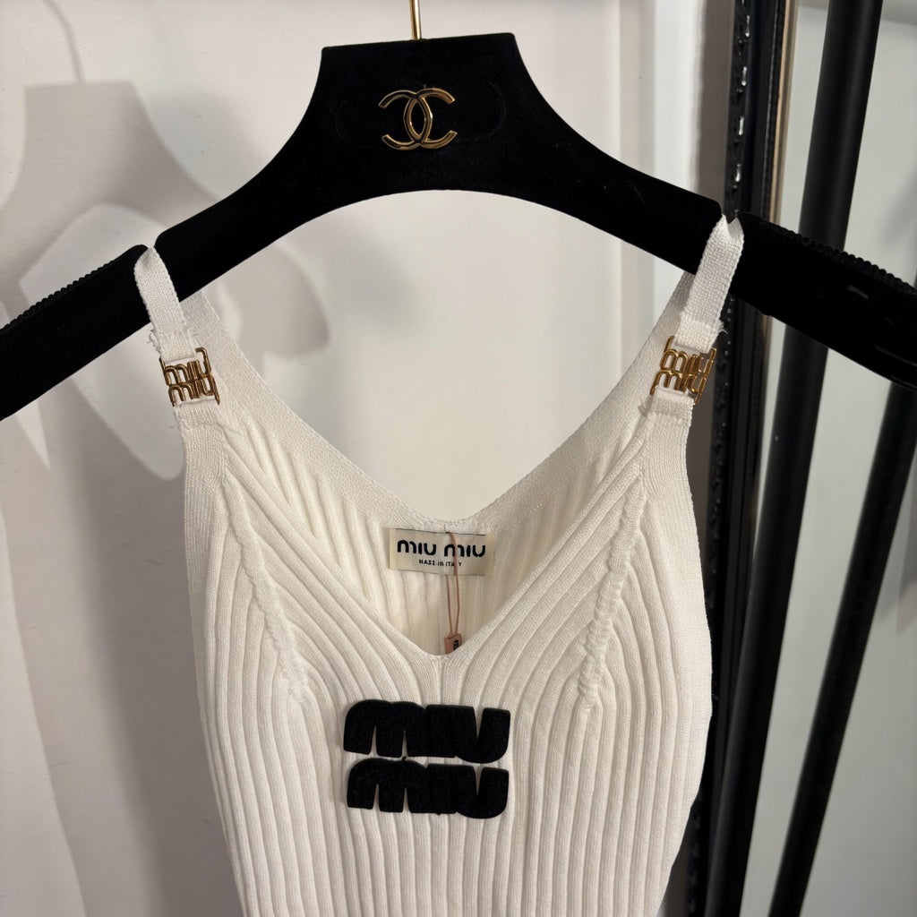 Ribbed Knit Camisole Top