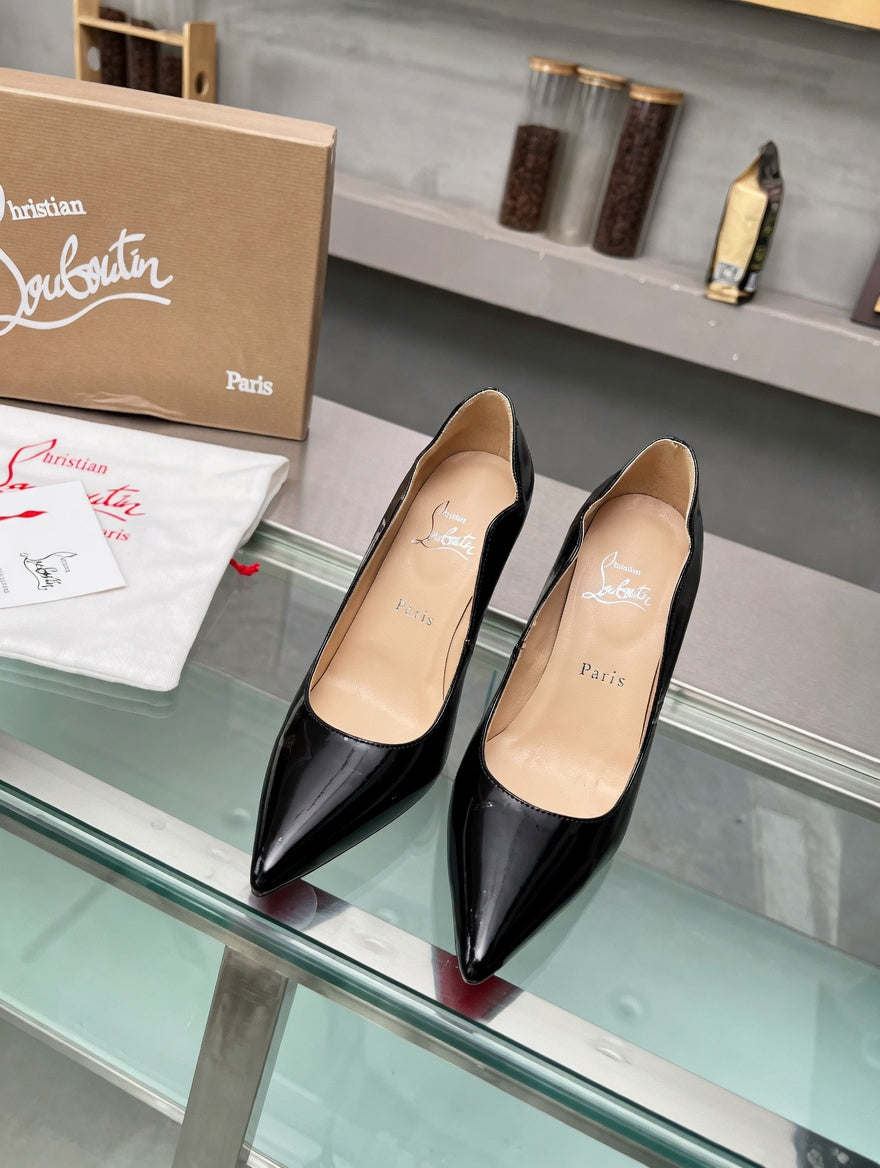 Classic Black Patent Heels
