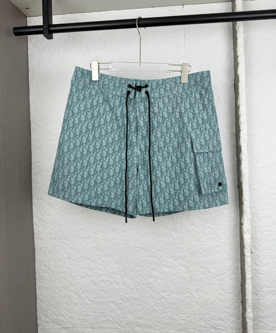 Monogram Drawstring Shorts