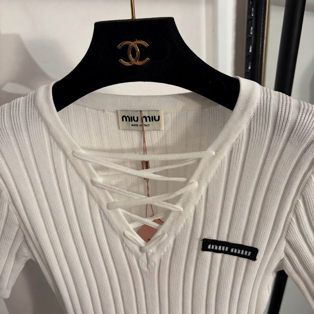 Ribbed Short Sleeve