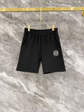 Logo Embroidered Casual Shorts