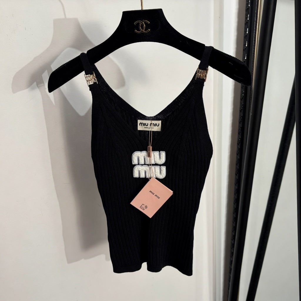 Ribbed Knit Camisole Top