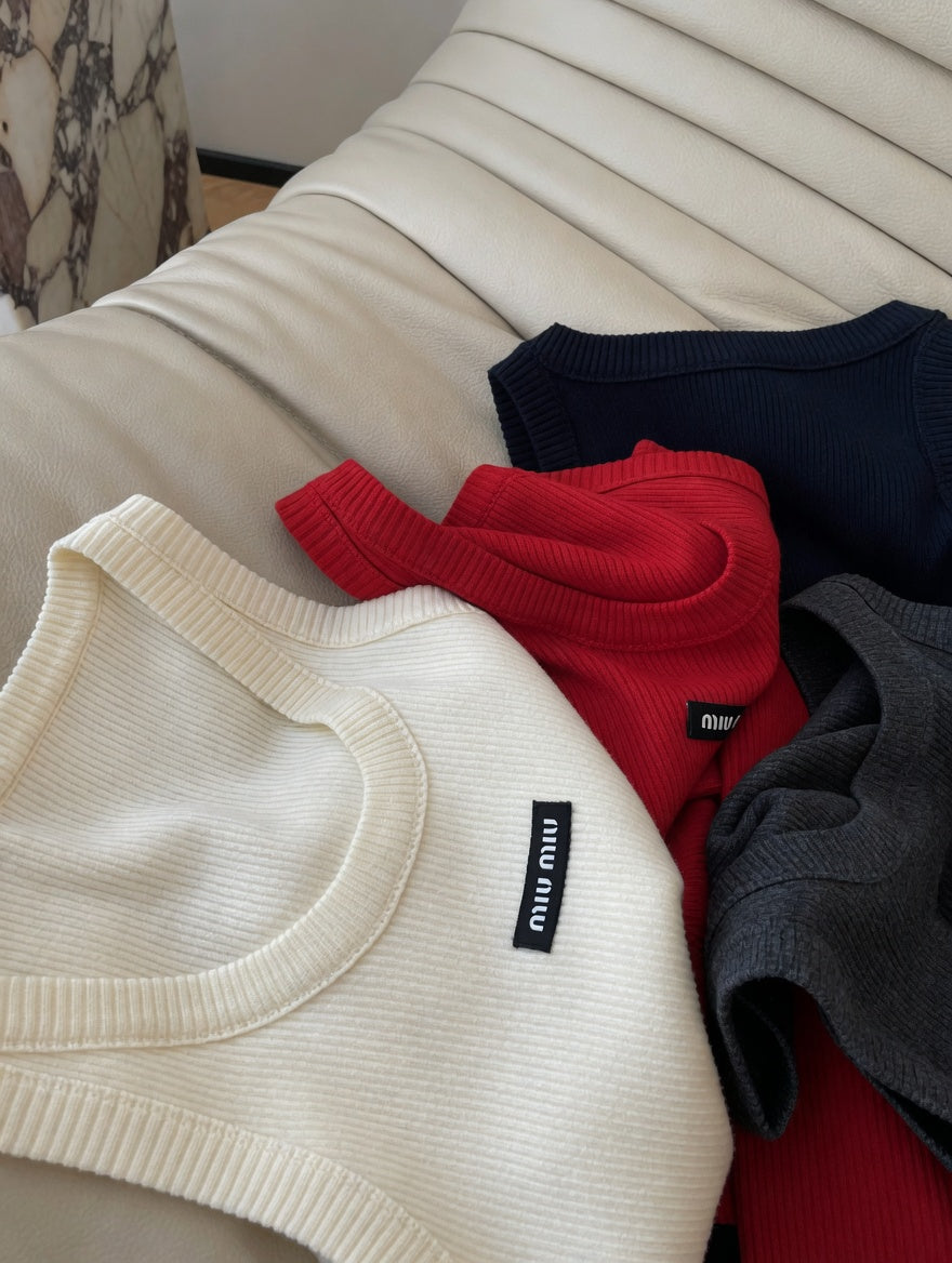 Minimalist Ribbed Tank Top