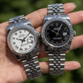 Elegant Stainless Steel Watch 36mm