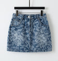 Acid Wash Short Denim