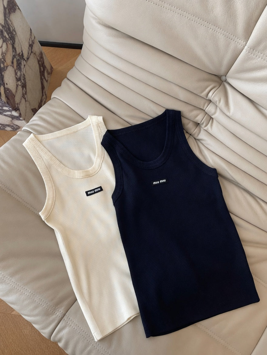 Minimalist Ribbed Tank Top