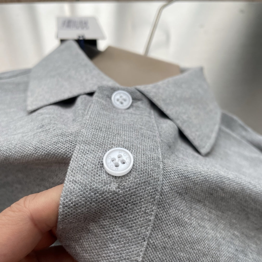 Polo Shirt with Embroidered Logo