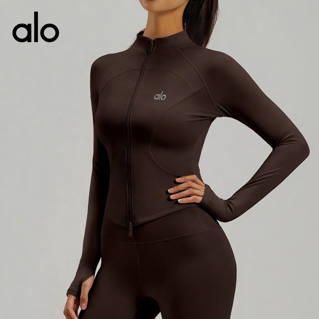 Long Sleeve Zip-Up Jacket