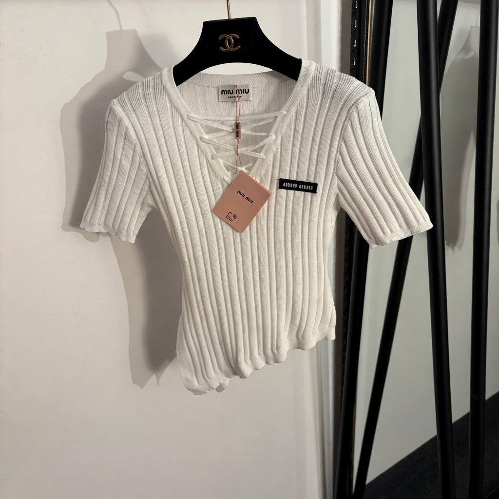 Ribbed Short Sleeve