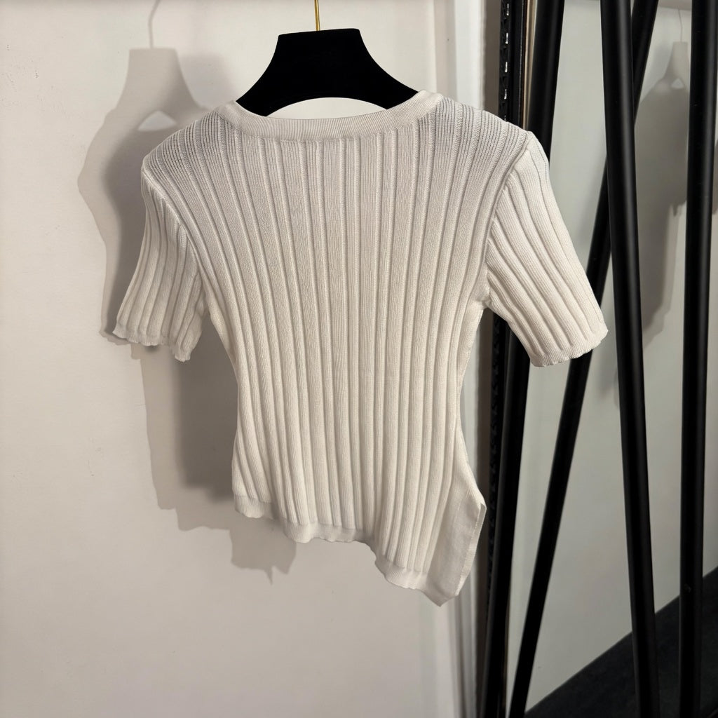 Ribbed Short Sleeve