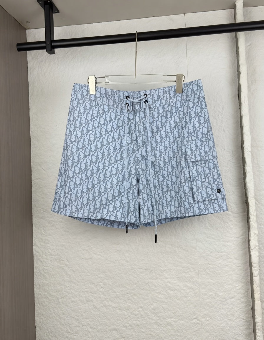 Monogram Drawstring Shorts